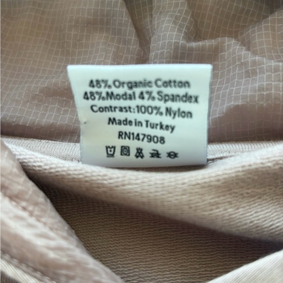 Outdoor Voices Pink Cropped Hoodie with Pockets M - Picture 8 of 8